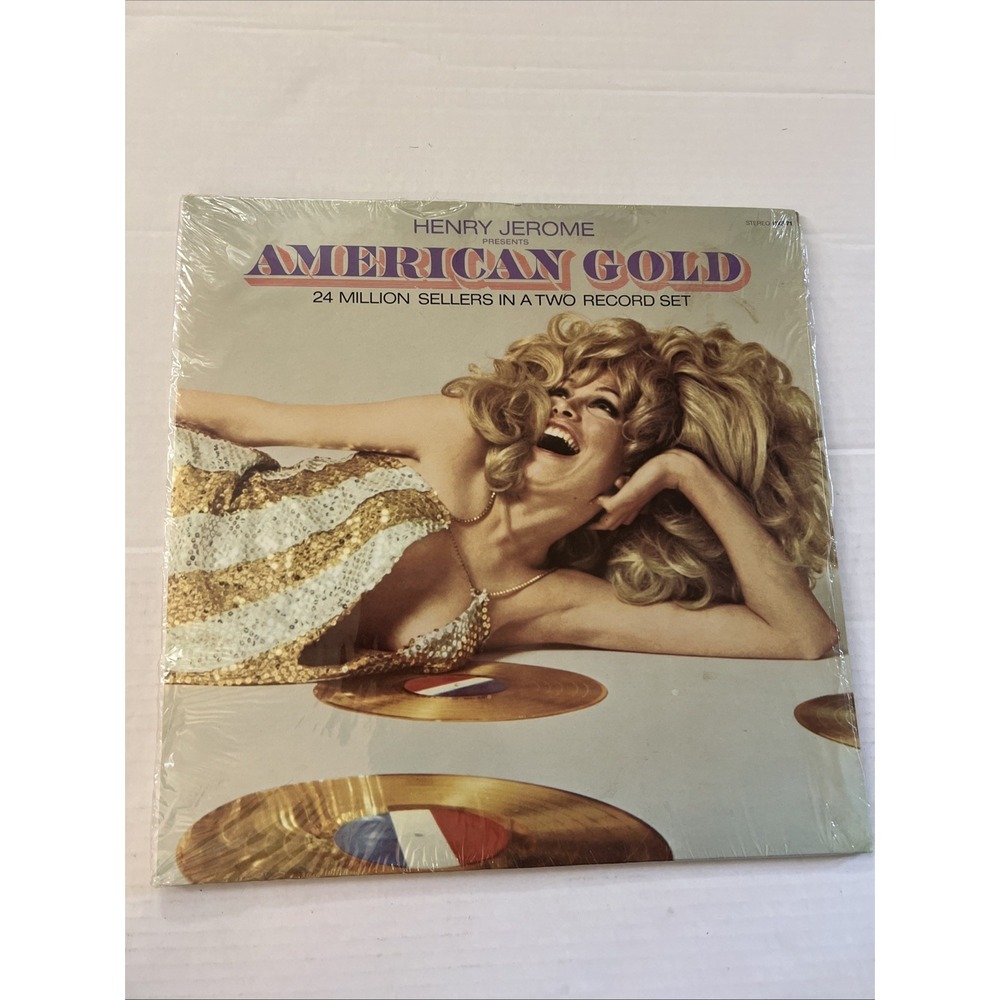 Henry Jerome American Gold Million Sellers 2-LP Sexy Cheesecake Claudia Schiffer